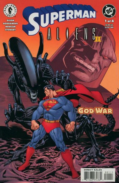 Superman Aliens 2 God War #1