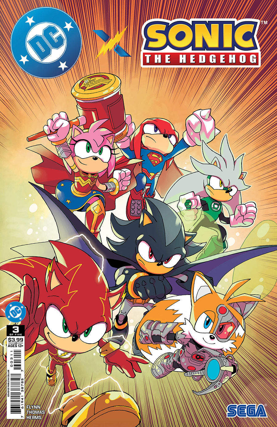 DC x Sonic the Hedgehog #3
