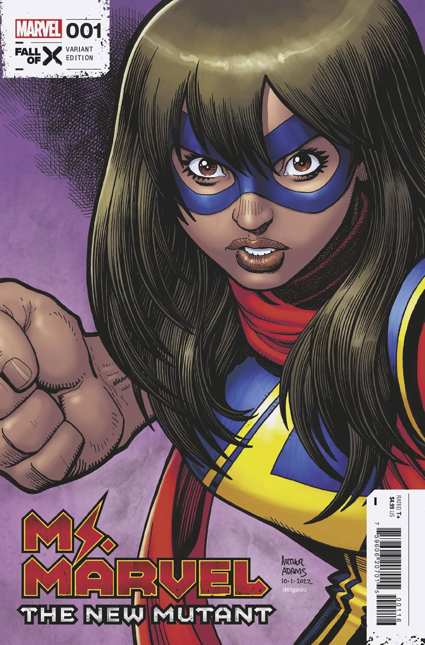 Ms. Marvel the New Mutant #1 1:50 Incentive