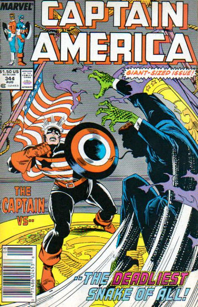 Captain America #344