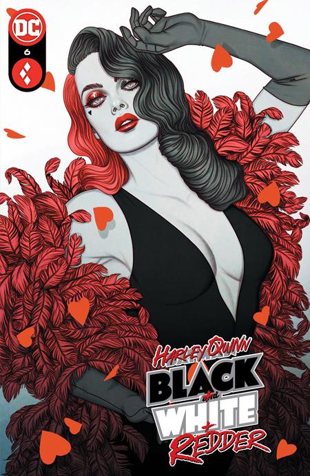 Harley Quinn Black + White + Redder #6