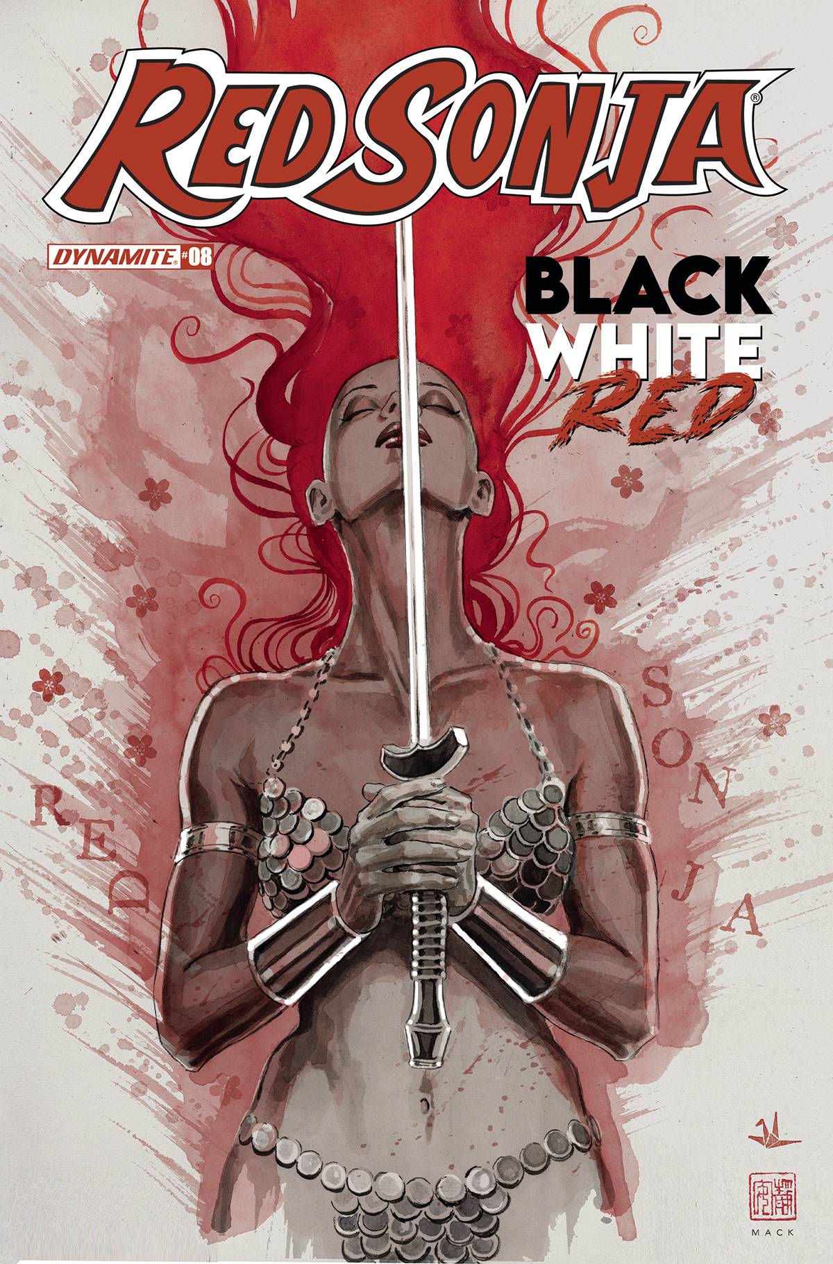 Red Sonja Black White Red #8