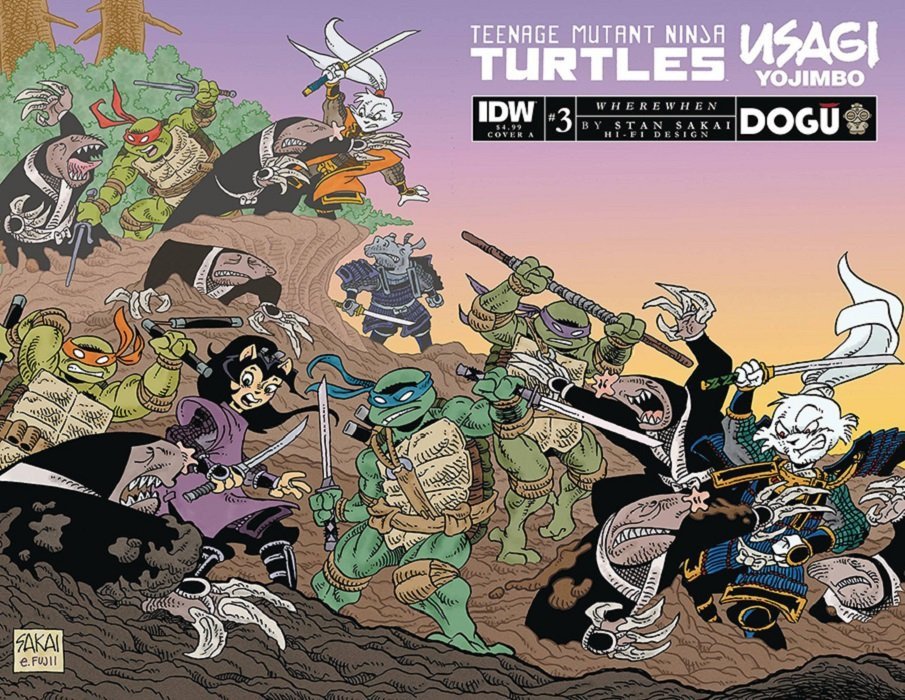 Teenage Mutant Ninja Turtles / Usagi Yojimbo - Wherewhen #3