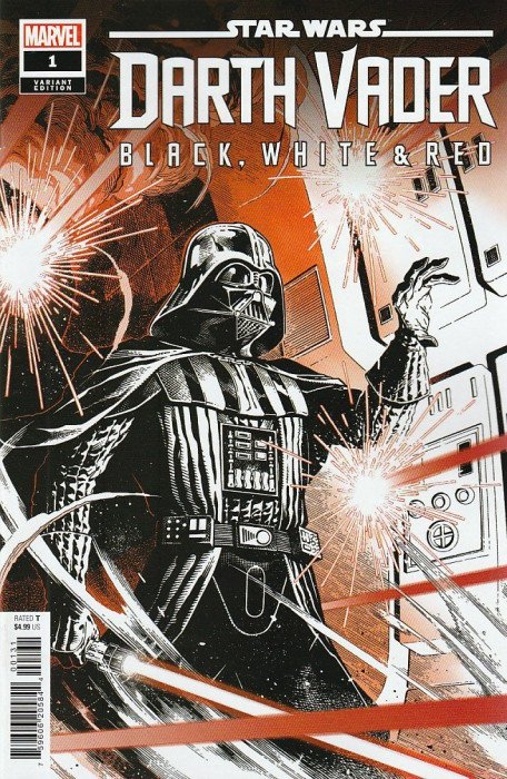 Star Wars Darth Vader - Black, White & Red #1