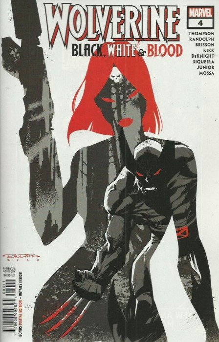 Wolverine Black, White & Blood #4