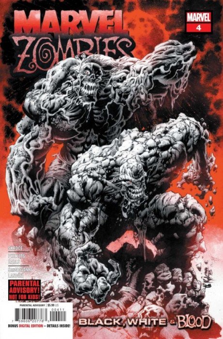 Marvel Zombies Black, White & Blood #4